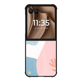Pastel Floral Art Motorola Moto RAZR Plus 2025 Case OV7990