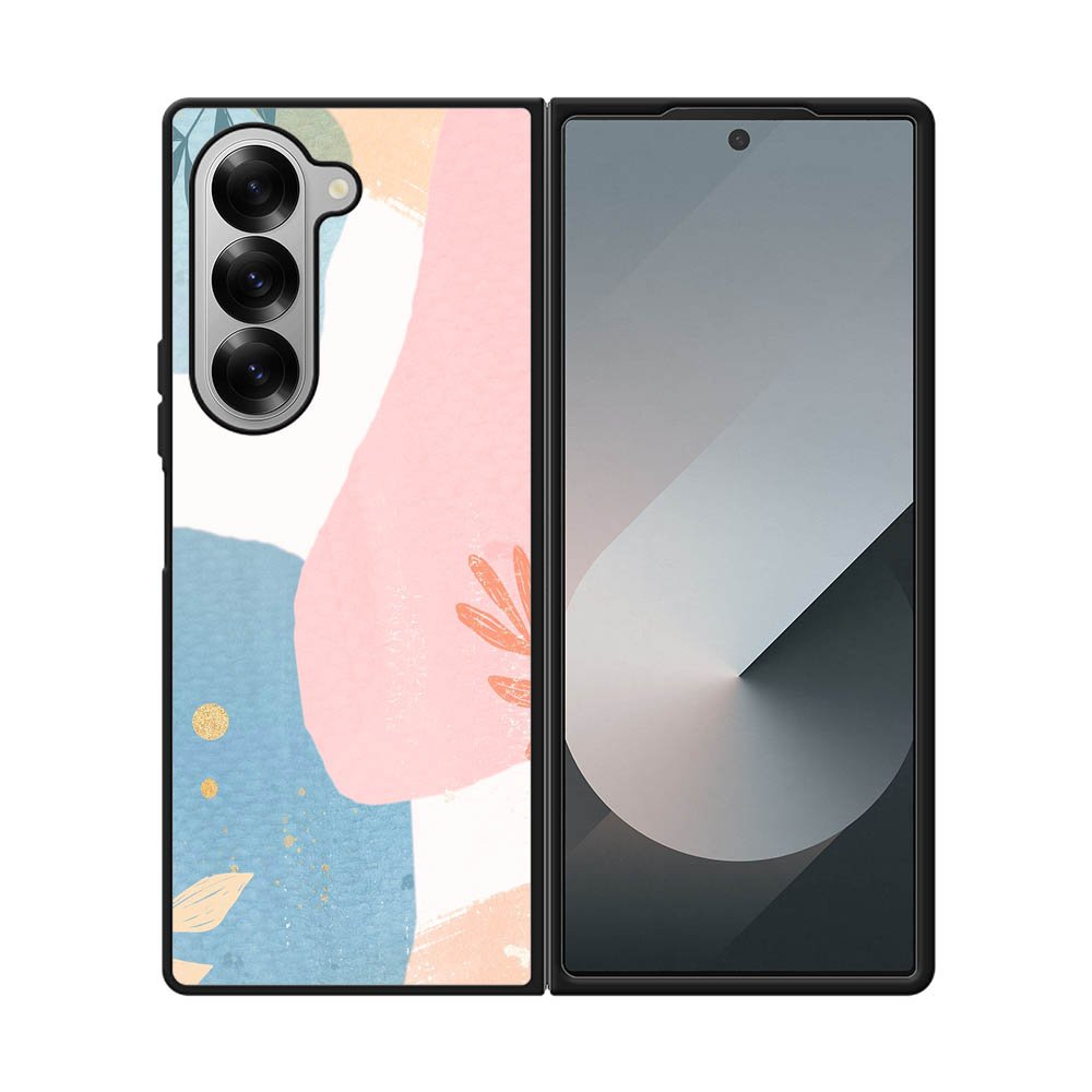 Pastel Floral Art Samsung Galaxy Z Fold 7 5G Case QC7990