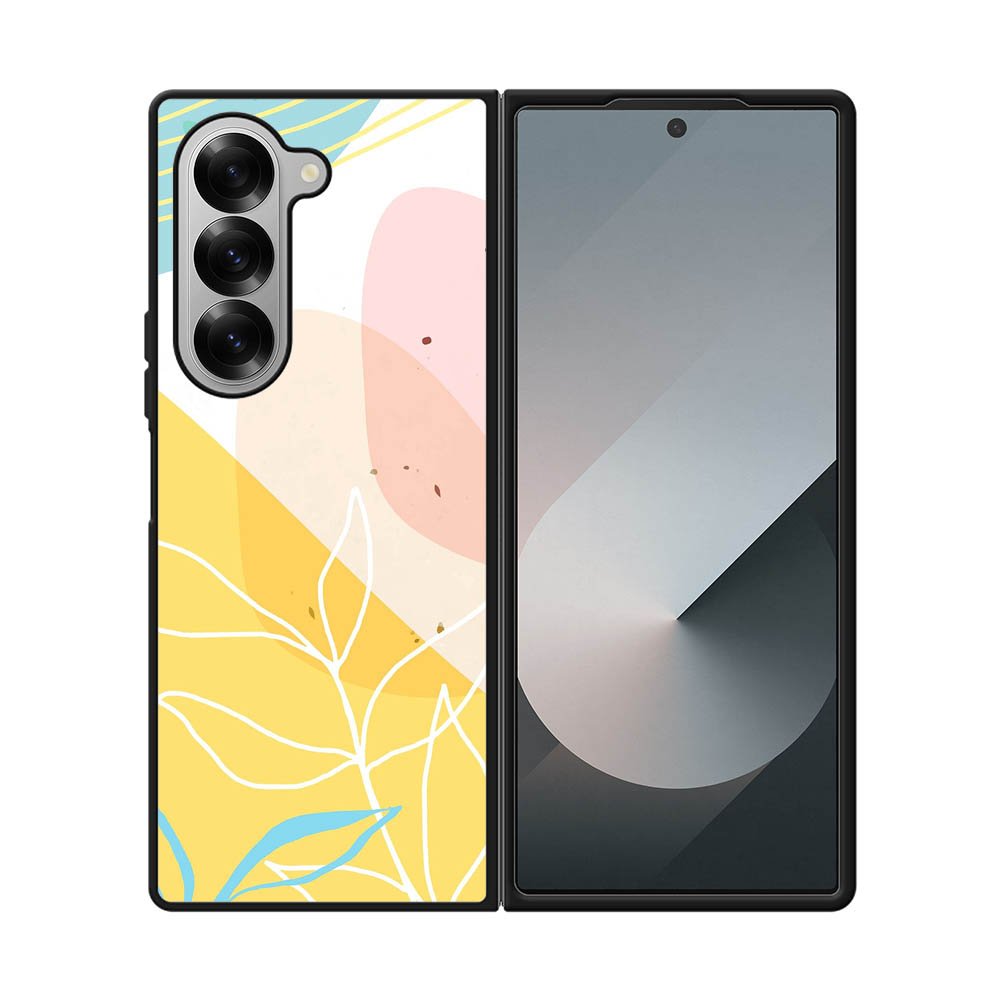 Pastel Floral Art Samsung Galaxy Z Fold 7 5G Case QC7991