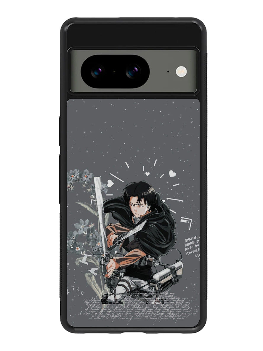 Levi Ackerman Attack On Titan Google Pixel 8 Case QC8161
