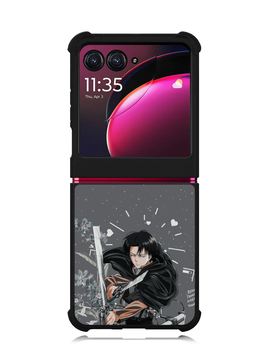 Levi Ackerman Attack On Titan Motorola Moto Razr Plus 2023 , Moto Razr+ 2023 Case OV8161