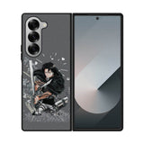 Levi Ackerman Attack On Titan Samsung Galaxy Z Fold 7 5G Case QC8161