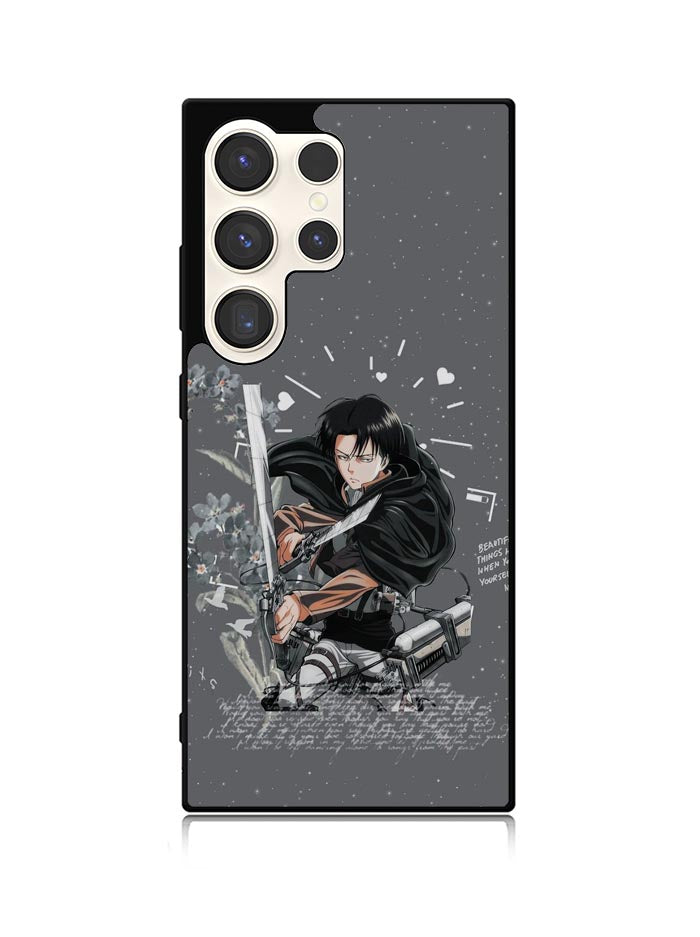 Levi Ackerman Attack On Titan Samsung Galaxy S25 Ultra 5G Case QC8161
