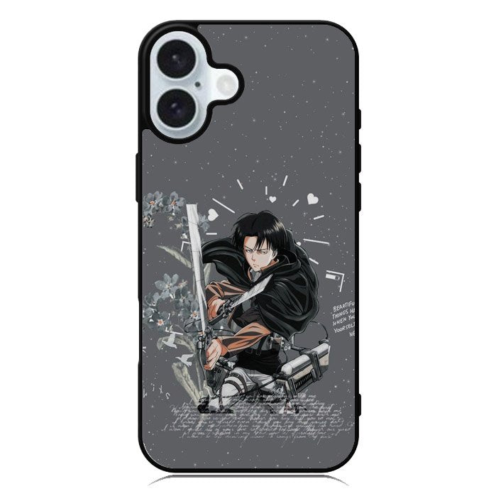 Levi Ackerman Attack On Titan iPhone 16 Case QC8161
