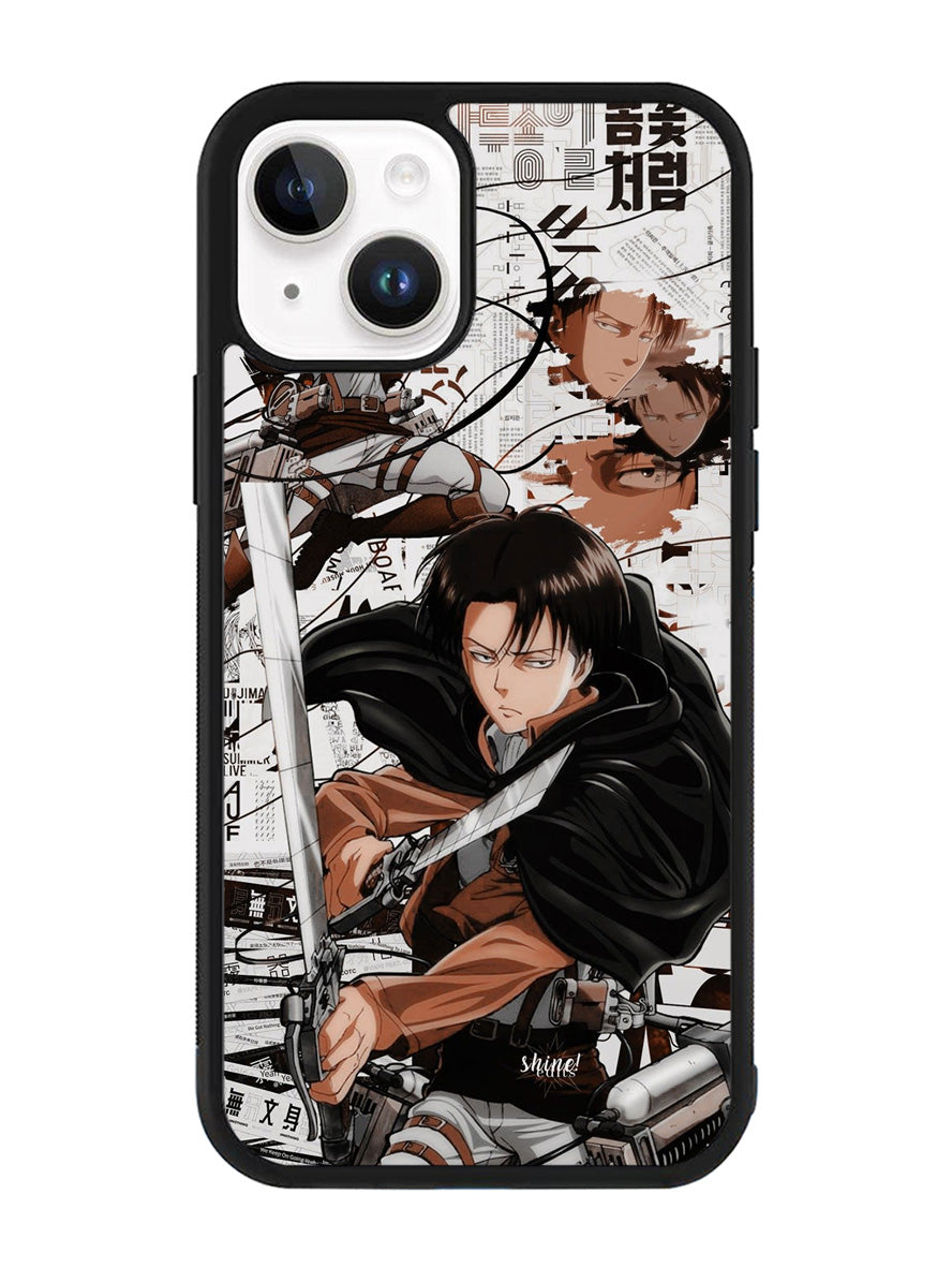 Levi Ackerman Attack On TItan iPhone 14 Case QC8162
