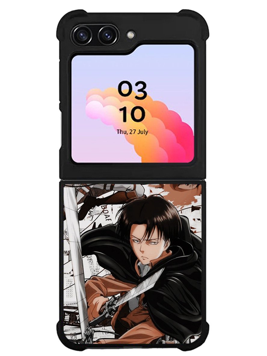 Levi Ackerman Attack On TItan Samsung Galaxy Z Flip 5 5G 2023 Case OV8162