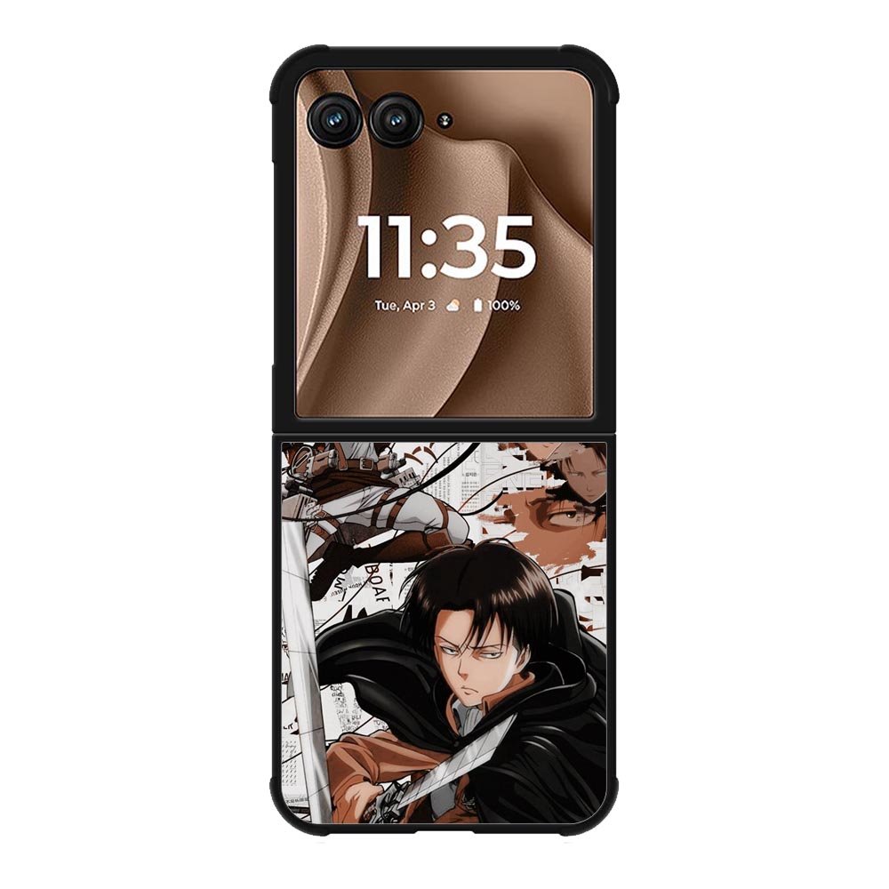Levi Ackerman Attack On TItan Motorola Moto RAZR Plus 2025 Case OV8162