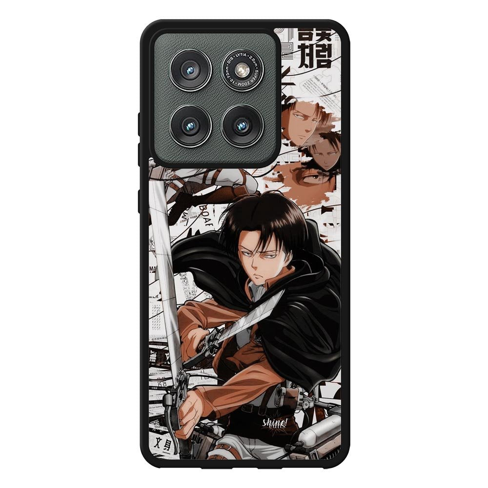 Levi Ackerman Attack On TItan Motorola Moto Edge 2025 Case QC8162
