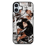 Levi Ackerman Attack On TItan iPhone 16 Case QC8162
