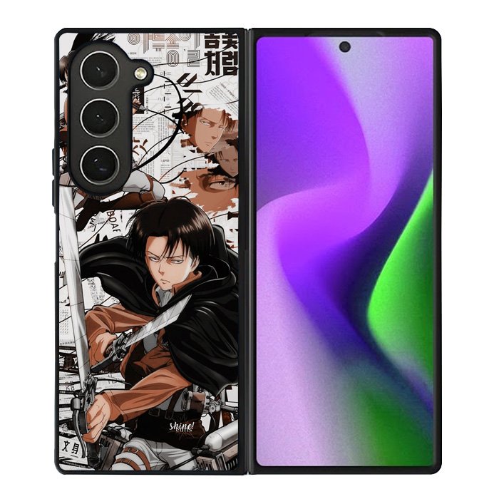 Levi Ackerman Attack On TItan Samsung Galaxy Z Fold 6 5G 2024 Case OV8162