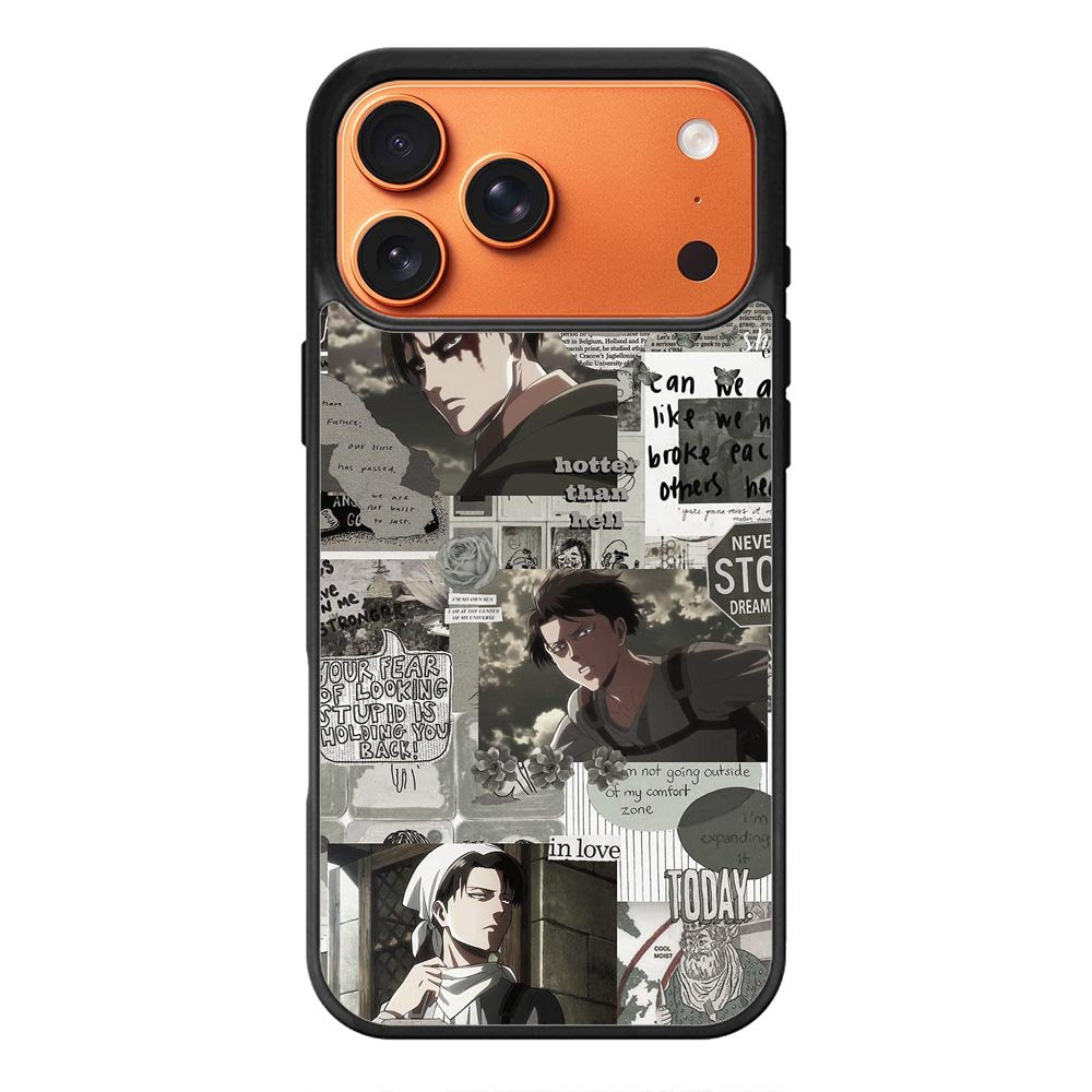Levi Ackerman Attack On Titan iPhone 17 Pro Max Case QC8163