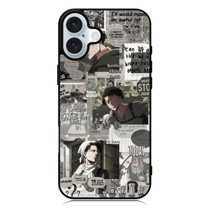 Levi Ackerman Attack On Titan iPhone 16 Case QC8163