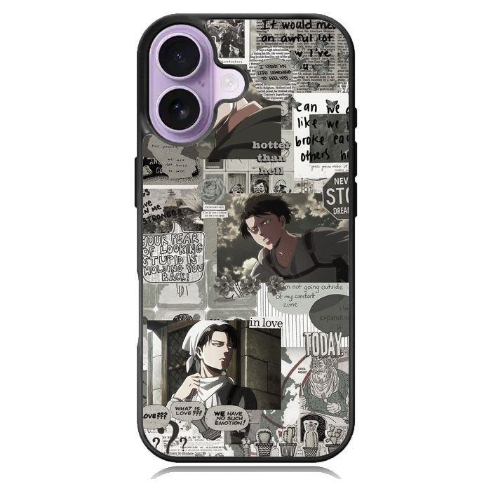Levi Ackerman Attack On Titan iPhone 17 Case OV8163