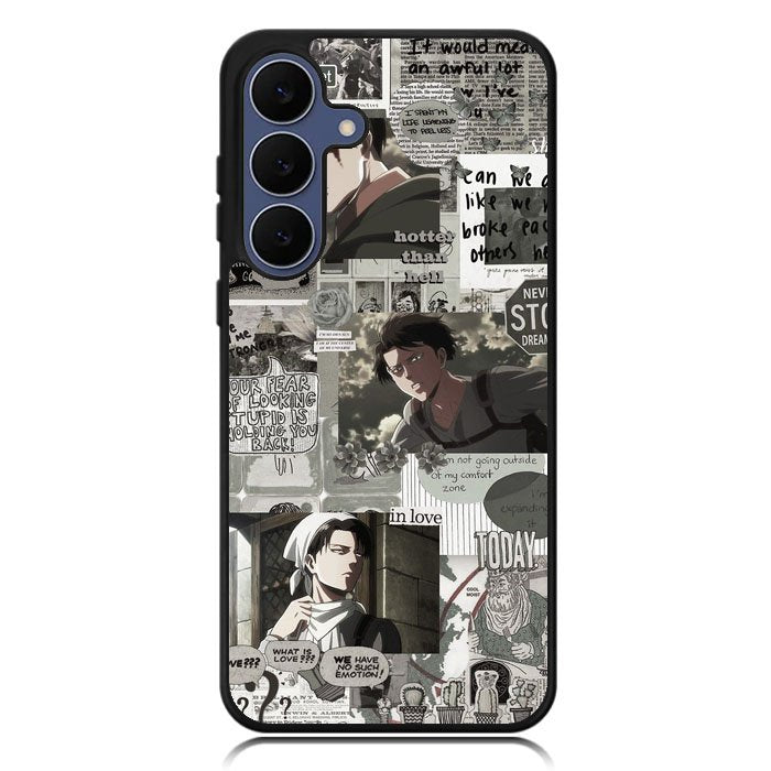 Levi Ackerman Attack On Titan Samsung Galaxy S25 FE Case OV8163