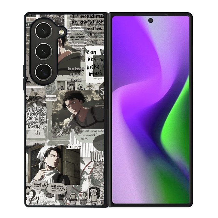 Levi Ackerman Attack On Titan Samsung Galaxy Z Fold 6 5G 2024 Case OV8163