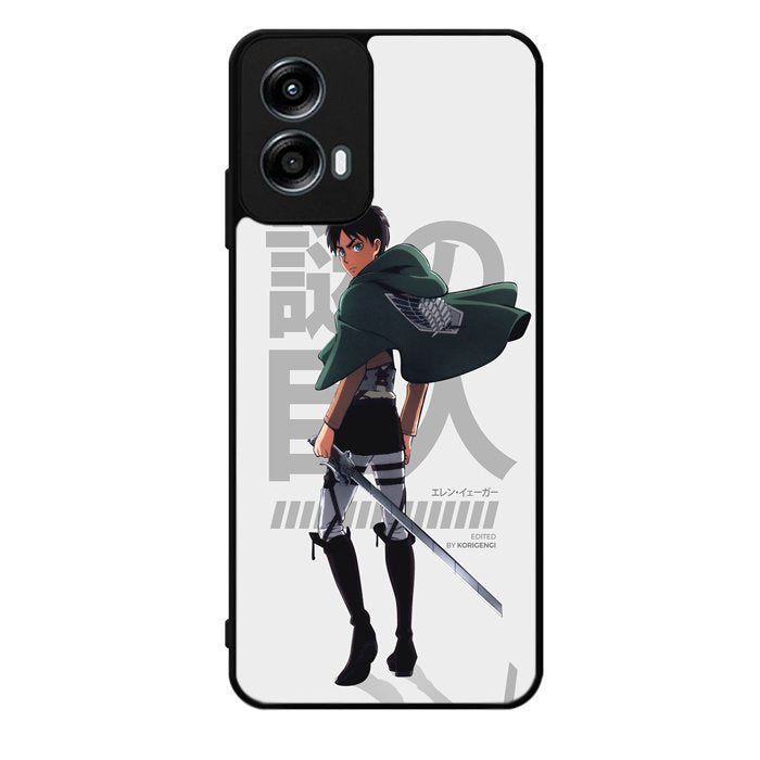 Eren Yeager Attack On Titan Motorola Moto G Play 2024 Case OV8365