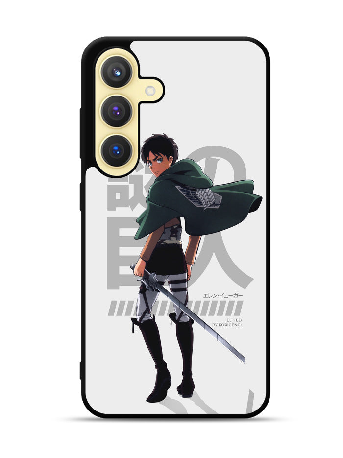 Eren Yeager Attack On Titan Samsung Galaxy S25 Plus 5G , Samsung Galaxy S25+ 5G Case OV8365