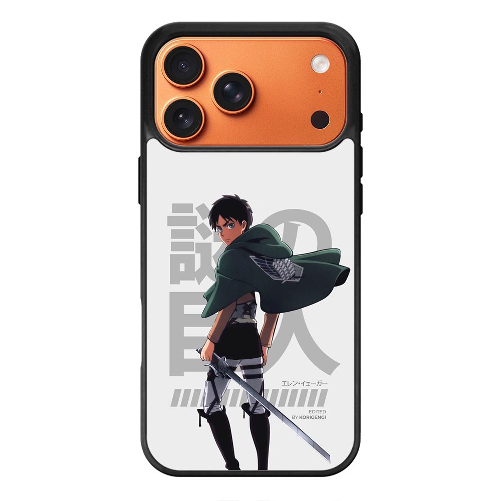 Eren Yeager Attack On Titan iPhone 17 Pro Max Case OV8365