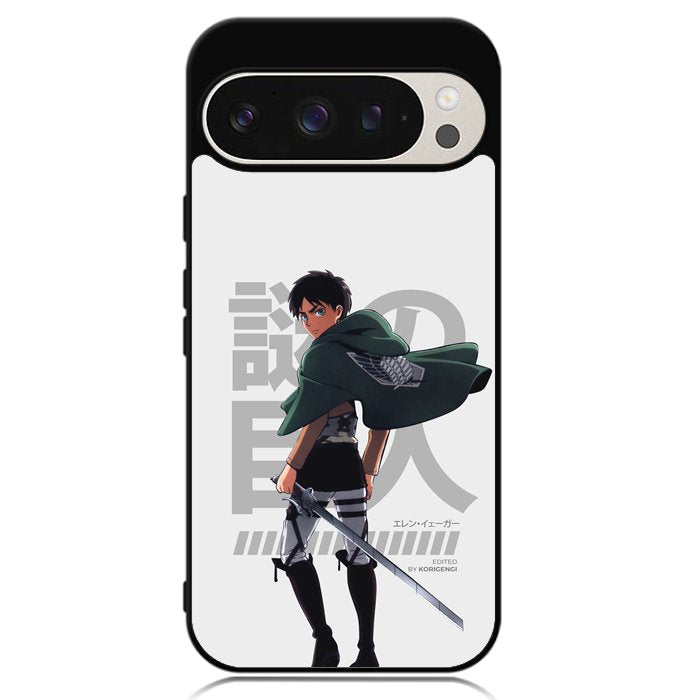 Eren Yeager Attack On Titan Google Pixel 9 | Pixel 9 Pro Case OV8365