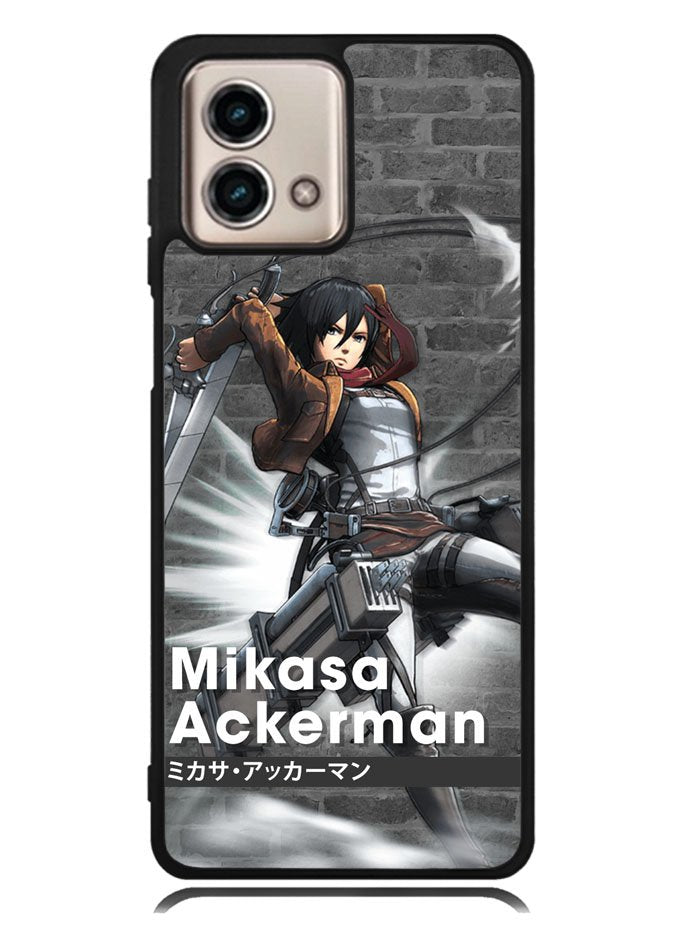 Mikasa Ackerman Attack On Titan Y Motorola Moto G Stylus 5G 2023 Case OV8091