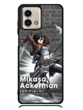 Mikasa Ackerman Attack On Titan Y Motorola Moto G Stylus 5G 2023 Case OV8091