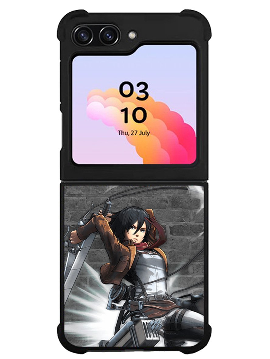 Mikasa Ackerman Attack On Titan Y Samsung Galaxy Z Flip 5 5G 2023 Case OV8091