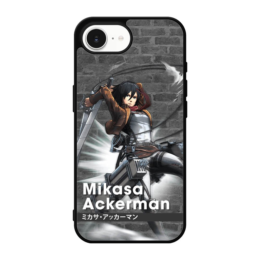 Mikasa Ackerman Attack On Titan Y iPhone 17e Case OV8091