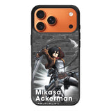 Mikasa Ackerman Attack On Titan Y iPhone 17 Pro Case QC8091