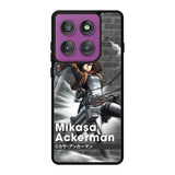 Mikasa Ackerman Attack On Titan Y Motorola Moto Edge 60 Pro Case QC8091