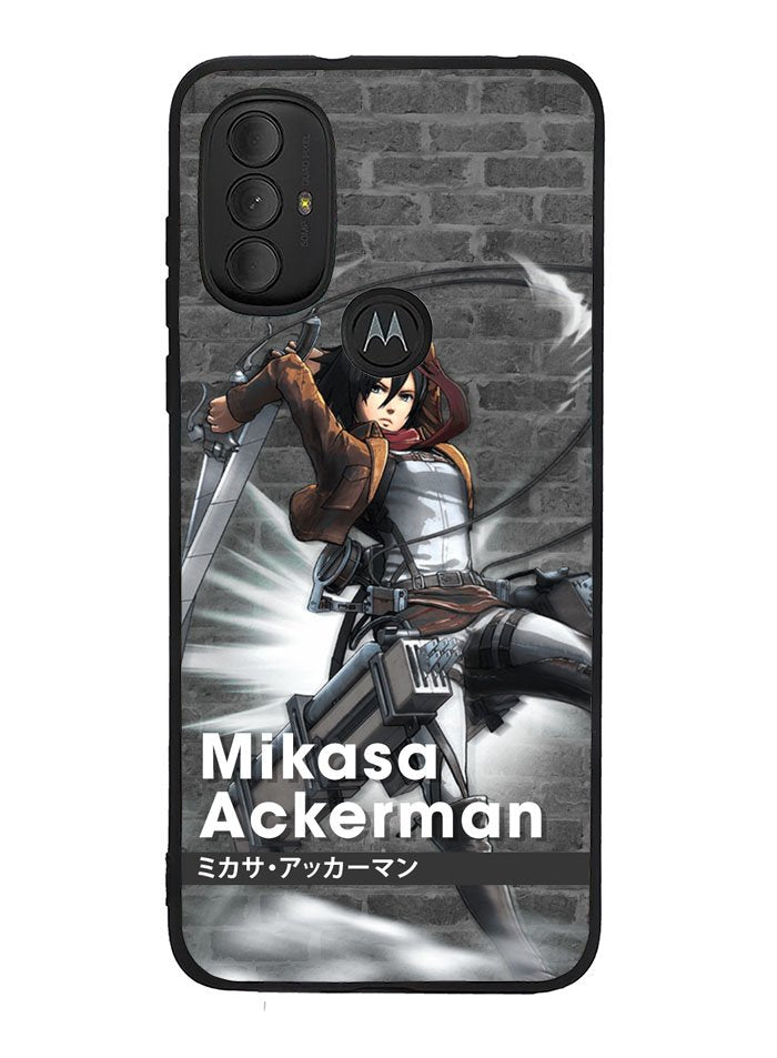Mikasa Ackerman Attack On Titan Y Motorola Moto G Pure 2021 , Moto G Power 2022 Case OV8091