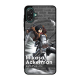 Mikasa Ackerman Attack On Titan Y Samsung Galaxy A07 Case QC8091