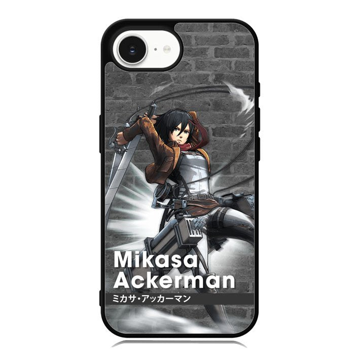 Mikasa Ackerman Attack On Titan Y iPhone 16e Case OV8091