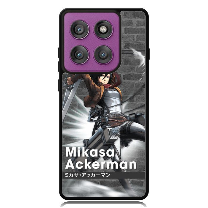 Mikasa Ackerman Attack On Titan Y Motorola Moto Edge 2025 | Moto Edge 60 Fusion | Moto Edge 60 Pro Case OV8091