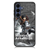 Mikasa Ackerman Attack On Titan Y Samsung Galaxy S25 FE Case OV8091