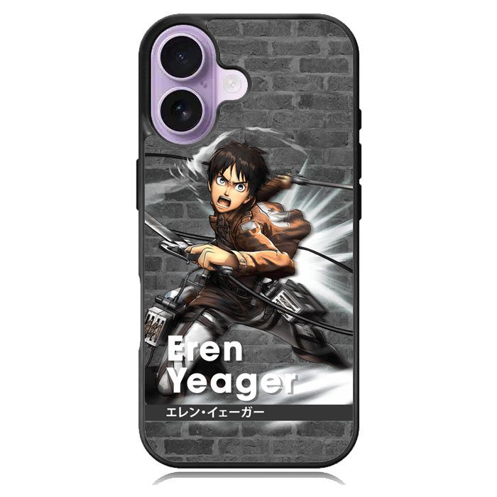 Eren Yeager Attack On Titan iPhone 17 Case OV8366