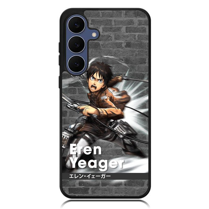 Eren Yeager Attack On Titan Samsung Galaxy S25 FE Case OV8366