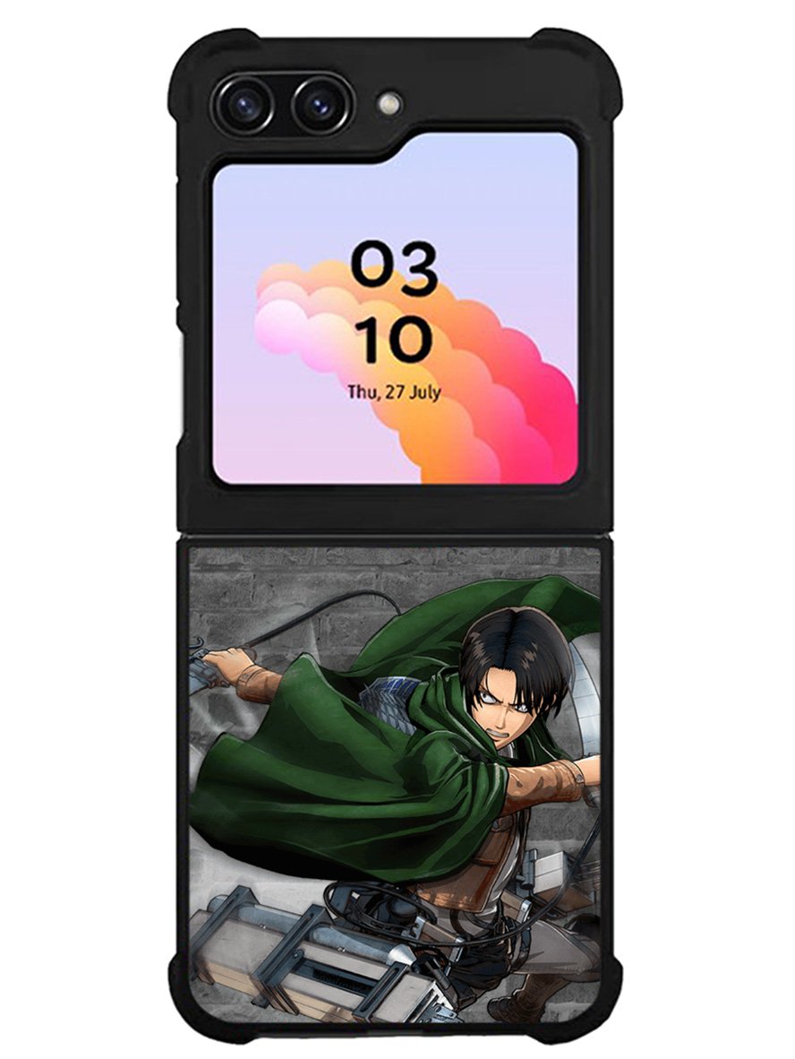 Levi Ackerman Attack On Titan Samsung Galaxy Z Flip 5 5G 2023 Case OV8164
