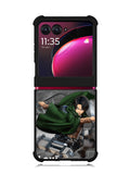Levi Ackerman Attack On Titan Motorola Moto Razr Plus 2023 , Moto Razr+ 2023 Case OV8164
