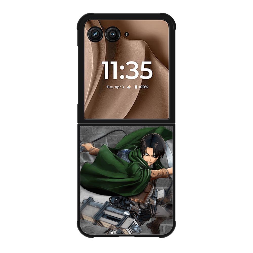 Levi Ackerman Attack On Titan Motorola Moto RAZR Plus 2025 Case OV8164