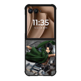 Levi Ackerman Attack On Titan Motorola Moto RAZR Plus 2025 Case OV8164