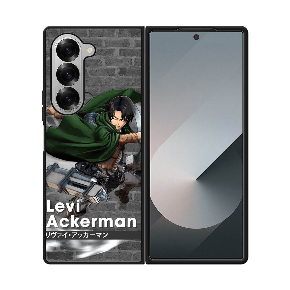 Levi Ackerman Attack On Titan Samsung Galaxy Z Fold 7 5G Case QC8164