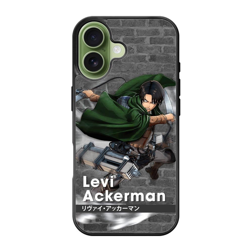 Levi Ackerman Attack On Titan iPhone 17 Case QC8164