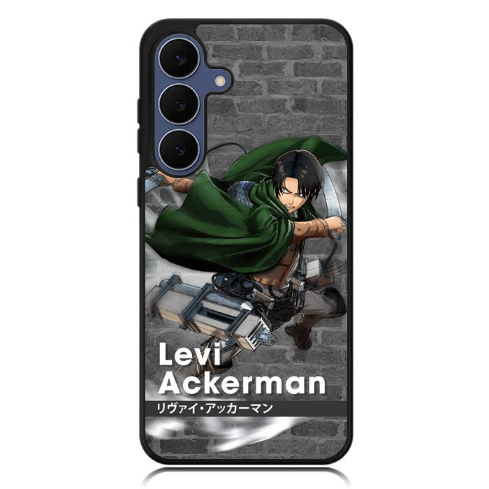 Levi Ackerman Attack On Titan Samsung Galaxy S25 FE Case OV8164