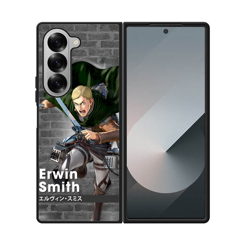 Erwin Smith Attack On Titan Samsung Galaxy Z Fold 7 5G Case QC8368