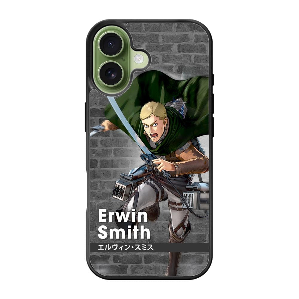 Erwin Smith Attack On Titan iPhone 17 Case QC8368