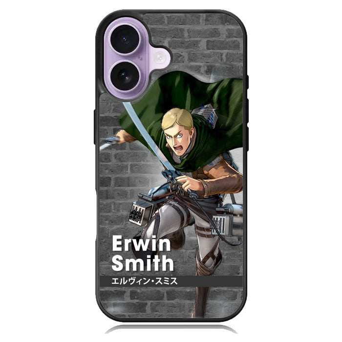 Erwin Smith Attack On Titan iPhone 17 Case OV8368