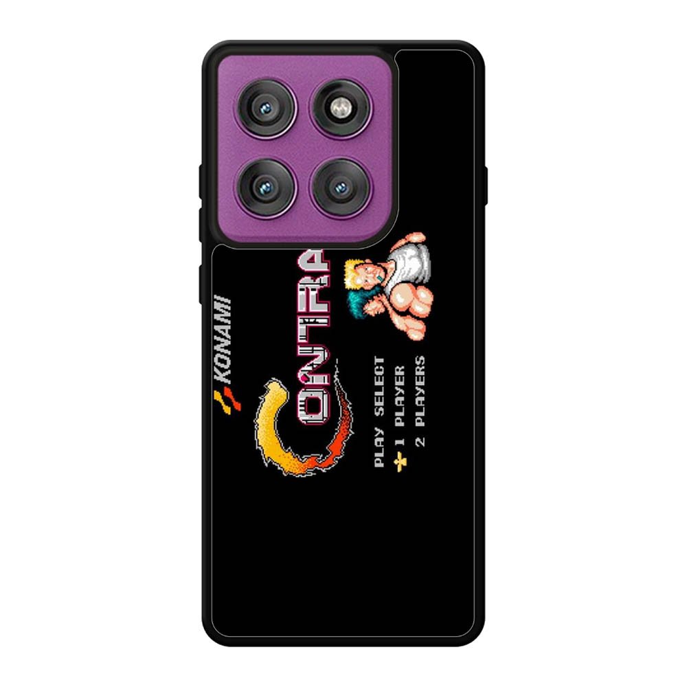 Contra Nintendo Game Motorola Moto Edge 60 Pro Case QC8472
