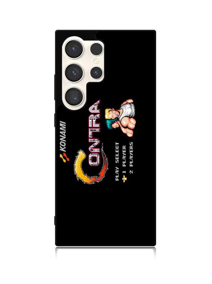 Contra Nintendo Game Samsung Galaxy S25 Ultra 5G Case QC8472