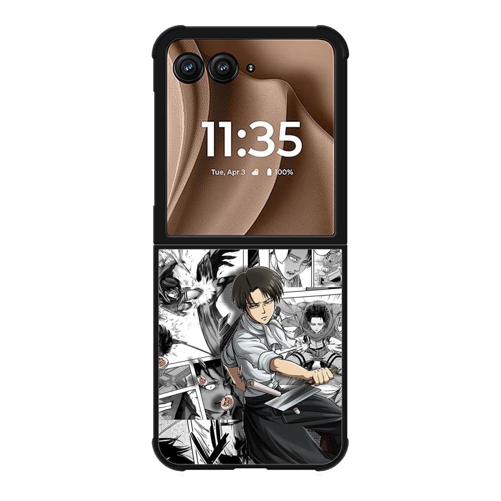Levi Attack On Titan Motorola Moto RAZR Plus 2025 Case OV8166