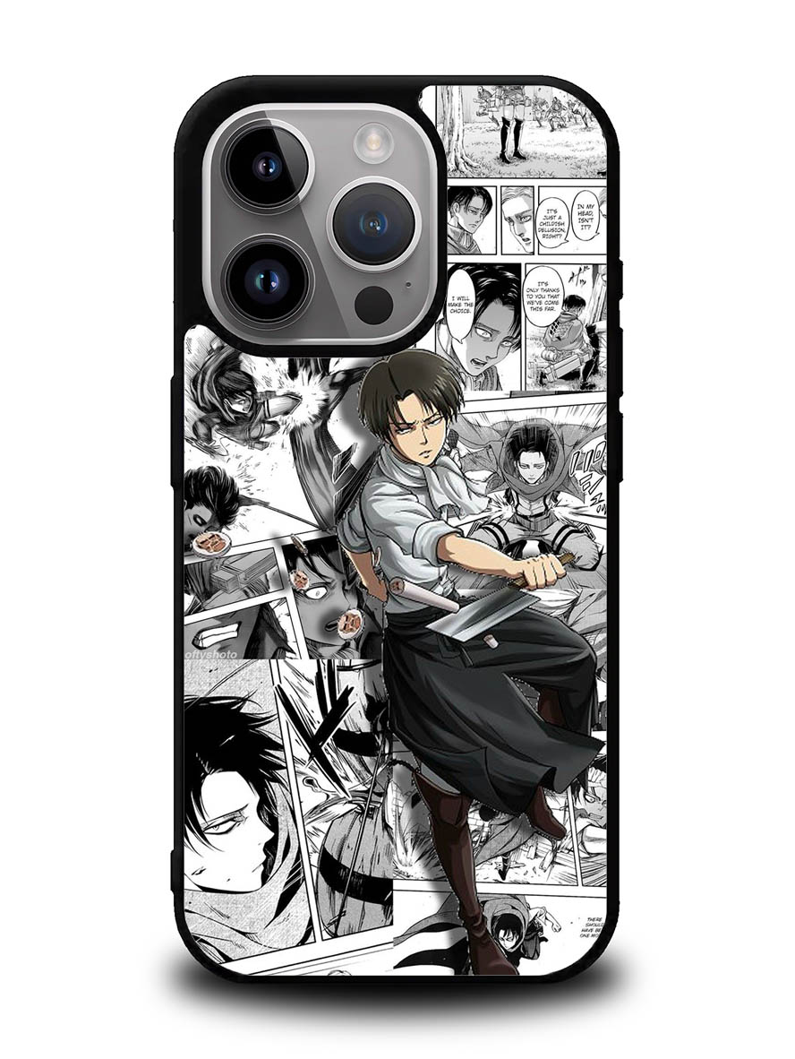 Levi Attack On Titan iPhone 16 Pro Max Case QC8166
